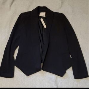 Nwt mustard seed black blazer sz m